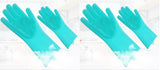 Silicone Heat-resistant Cleaning Brush Scrubbing Gloves